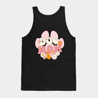 Retro Dog Mom Gift For Women Mother day Tank Top